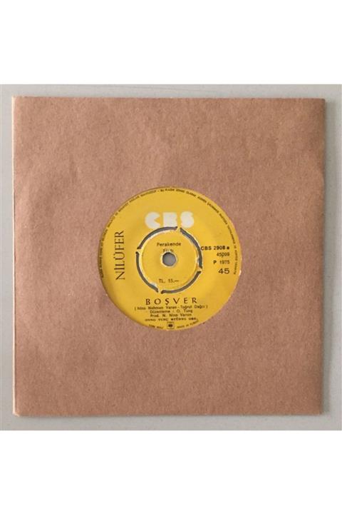 Plakevi İzmir Nilüfer Boşverdim - Boşver 45 Lik
