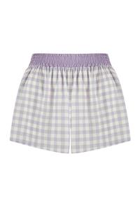 Penti Lila Gingham Satin Şort