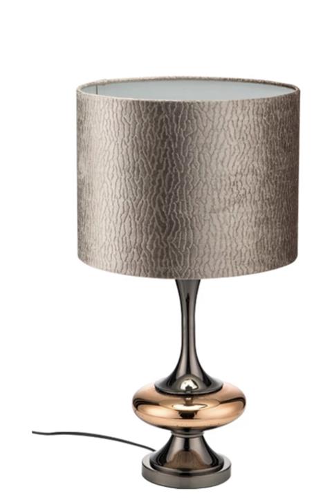 Porio Pr91-1009 Amber Bronz Abajur 33x60