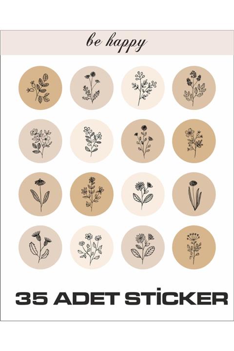 Yıldırım Reklam Yuvarlak Sticker Seti-3