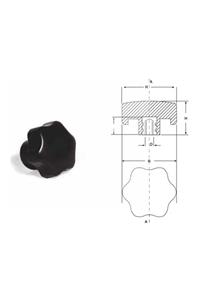 YİSA Çap-70 Metrik-10 Plastik Yıldız Burçlu-50 Ad.