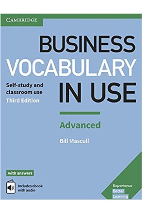 Cambridge University Press Business Vocabulary In Use Advanced With Answers And Ebook