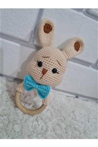 do re mi oyuncak ve hediyelik Amigurumi El Örgüsü Tavşan Çıngırak