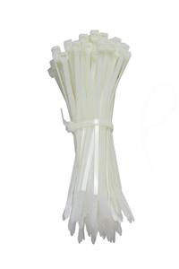 ekoset Kablo Bağı Plastik Cırt Kelepçe 2,5x200mm Beyaz 500 Adet