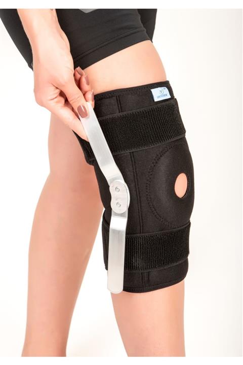 orthonew Menteşeli Çelik Eklemli Dizlik Bedensiz