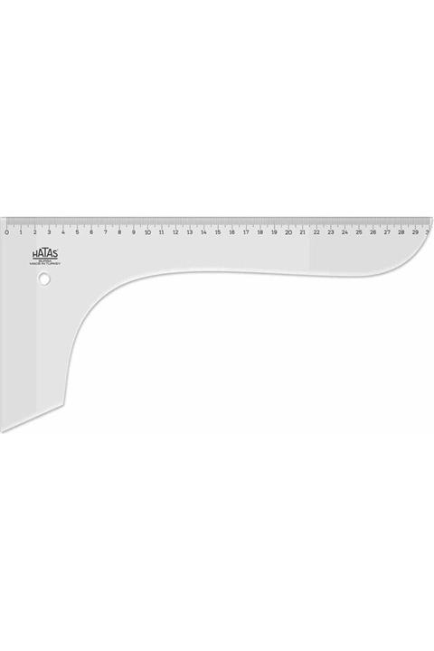 HATAS Cetvel Taksimatlı Delta 02040