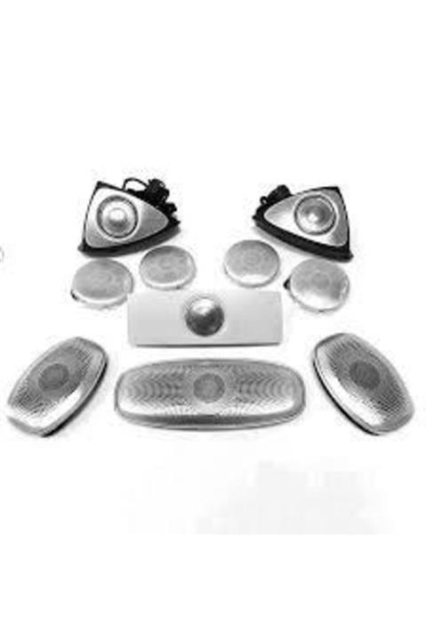 lussobrand Cj-ls-001 C Class, Full Set Renkli Höparlör Kapakları 10pcs/set