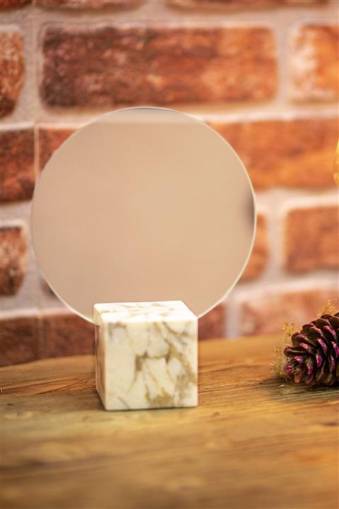 EsaDesign Bal Mermer Tabanlı Masa Aynası