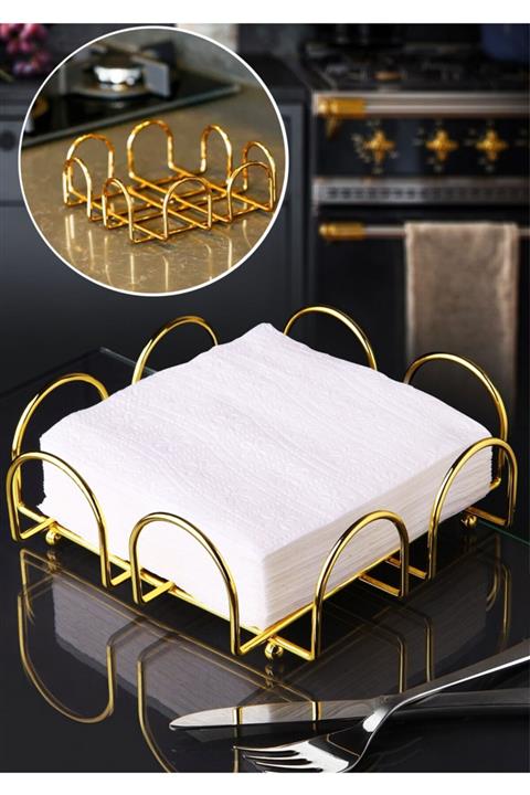 Arsimo Gold Altın Kaplama Paslanmaz Peçetelik