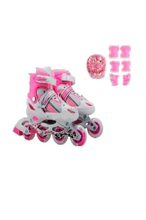 Bircan Ayarlanabilir Paten + Kask + Dizlik Seti 34-37