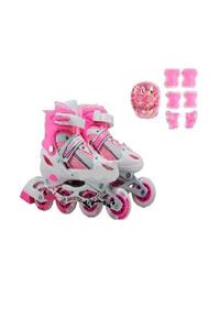 Bircan Ayarlanabilir Paten + Kask + Dizlik Seti 34-37