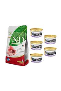 N&D Tavuklu Narlı Kedi Maması 1,5 kg Proplan Junior Konserve 5 Adet