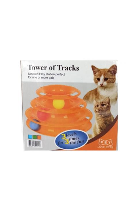 Catlife 3 Katlı Silindir Kedi Oyuncağı