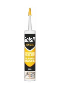 Selsil Mastik Silikonize Siyah 485 Gr