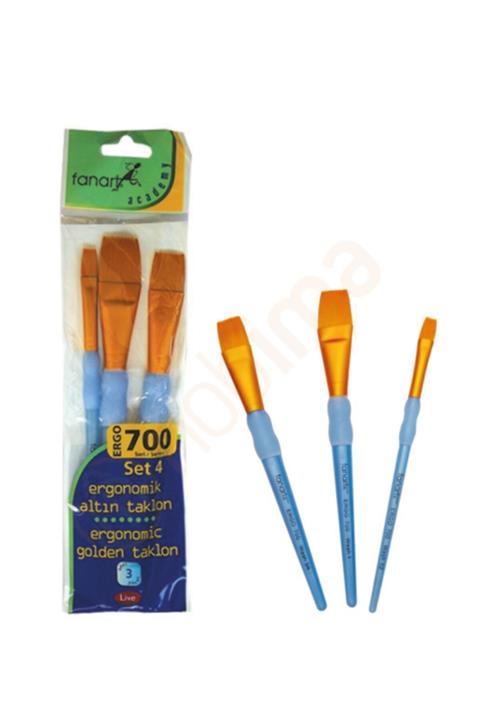 Fanart Academy Ergo 700 Seri Fırça Seti 4 (4lü)