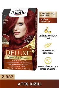 PALETTE DELUXE Deluxe Yoğun Renkler 7-887 Ateş Kızılı Saç Boyası