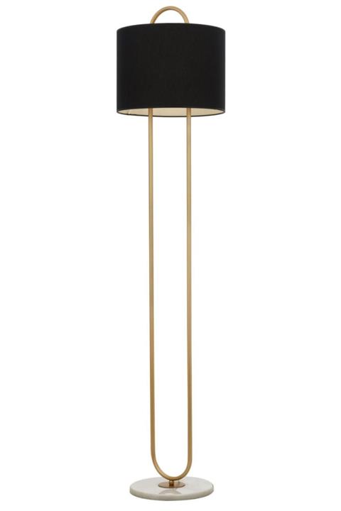 Avonni Avonnı Lm-9112-1e Eskitme Kaplama Lambader E27 Metal Kumaş 41cm