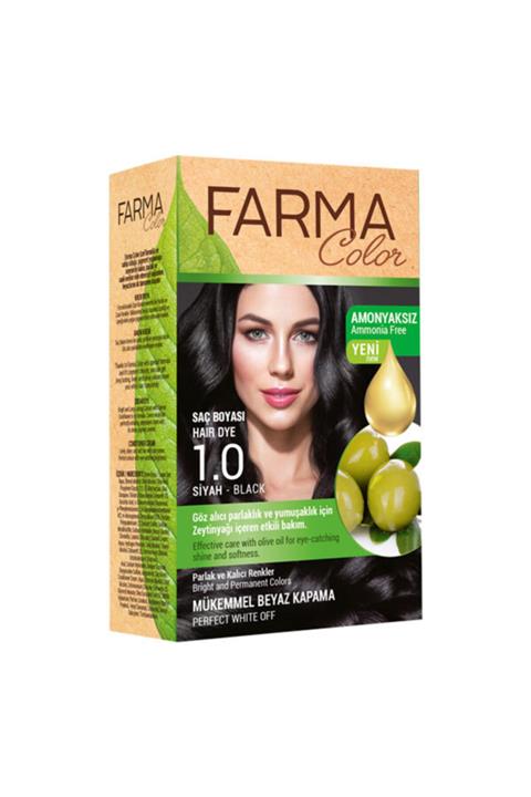 Farmasi Saç Boyası Siyah 1.0