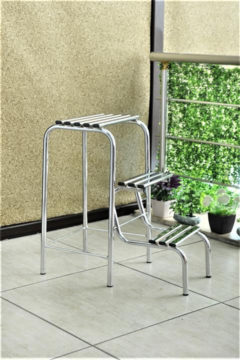 CAŞ DEKORASYON Dekoratif Katlanabilen Tabureli Merdiven