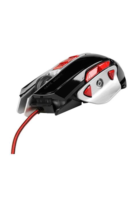MF PRODUCT Kablolu Rgb Gaming Mouse Siyah-kırmızı 0121