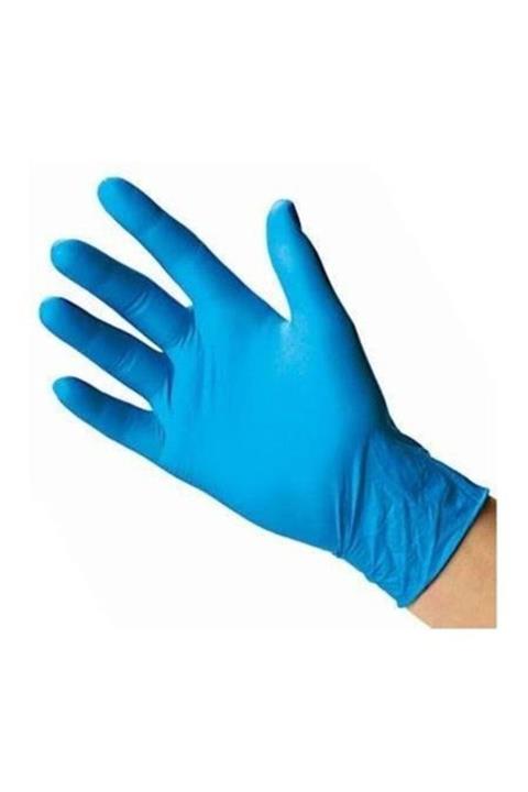 ekol ambalaj Mavi Muayene Eldiveni Nitril Pudrasız 100'lü