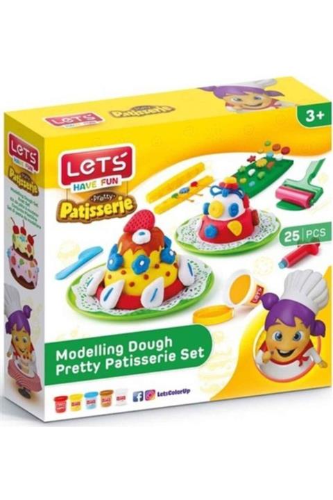 Lets Oyun Hamuru Pastane Seti 5 Renk