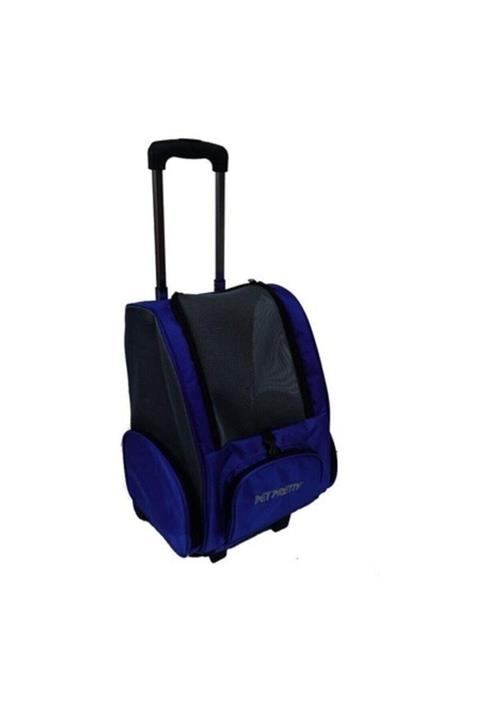 Pet Pretty Çekçekli Sırt Çantası Mavi