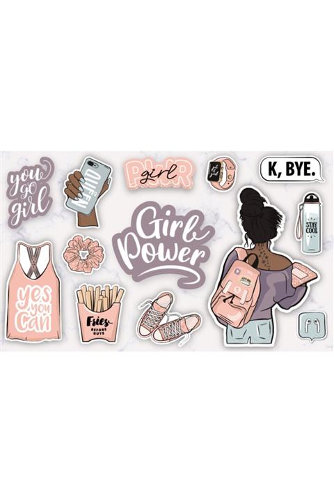 Ünsal Desing Laptop Ajanda  Tablet Valiz  Sticker Seti 2 Model 3