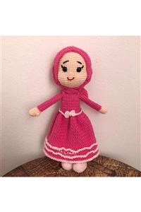 USTAHOBİEVİ Başörtülü Tesettürlü Bebek Organik Oyuncak Amigurumi