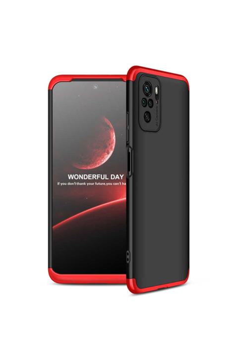 Xiaomi Coverstation Redmi Note 10 Pro Kılıf Ays Kapak 360° Tam Koruma Darbe Emici Kamera Koruyucu Mat Kapak