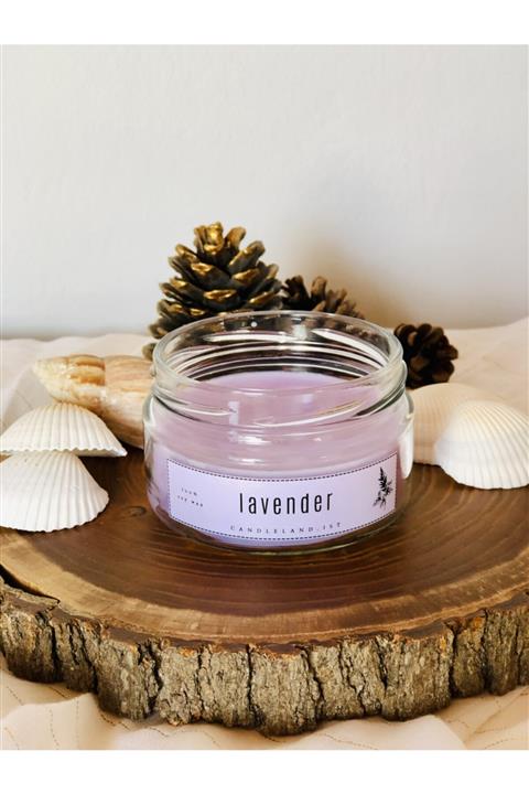 CandleLand.ist Lavanta Esanslı Aromaterapi Mum
