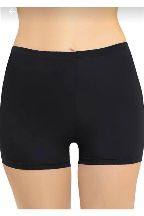 Gökhan Club Kadın Kısa Deniz Taytı Siyah