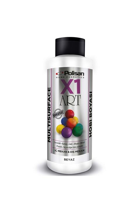 Polisan X1 Art Multisurface Hobi Boyası - Beyaz - 120 Ml