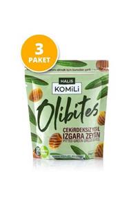 Komili Olibites Çekirdeksiz Izgara Yeşil Zeytin 3x30g