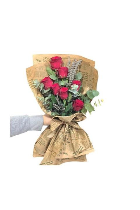 Çiçek Yolla Lavantalı Gül Buketii