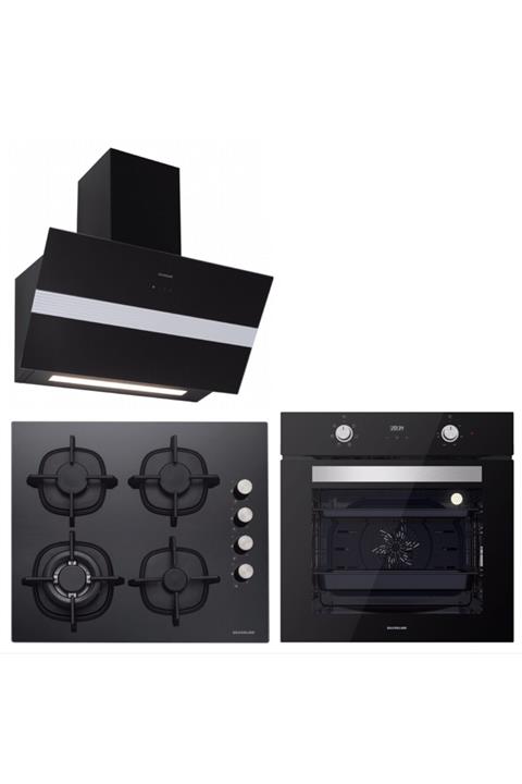Silverline Bo6502b02-cs5429b01-3472 Cam Ankastre Set