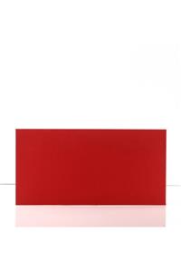 Ege Kırmızı Lüks Davetiye Zarfı 50 Adet 11x22cm