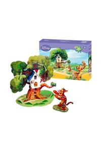 DISNEY 3d Puzzle Tigger Evi Mor Tak Çıkar Parçalı