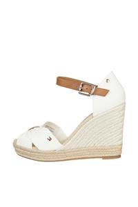 Tommy Hilfiger Kadın Beyaz Terlik Basıc Open Toe Hıgh Wedge FW0FW04784