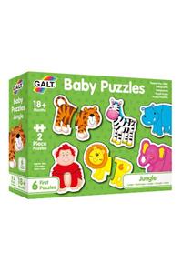 Galt Baby Puzzles Jungle 2'şer Parçalı 6 Yapboz 18 Ay+