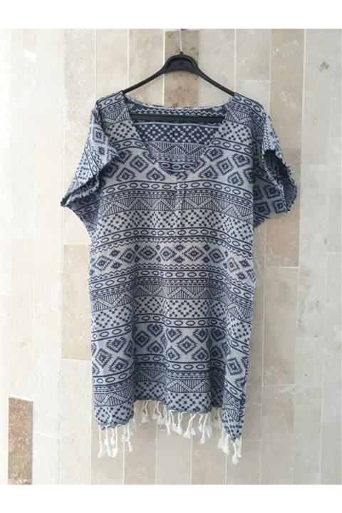 Peştemal Home Kadın Lacivert Renk Peştemal Plaj Elbisesi