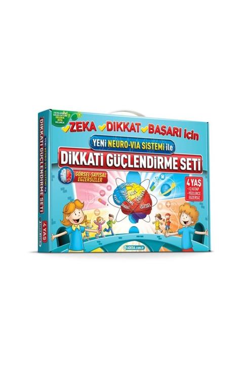 Adeda Yayınları 4 Yaş Zeka Ve Dikkat Güçlendirme Seti