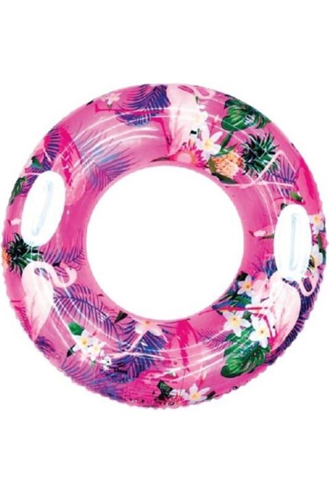 elife Es1809014 Büyük Boy Tutunmalı Flamingo Temalı Havuz & Deniz Simit 75 Cm.