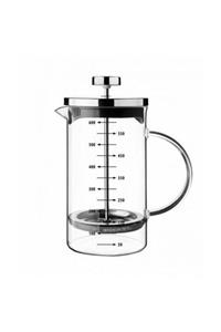 TRHEDİYE Cambu 3'ü Bir Arada French Press 600 Ml + Lila Metal Kapaklı Policarbon Kupa Mug 500 Ml 2 Li Set