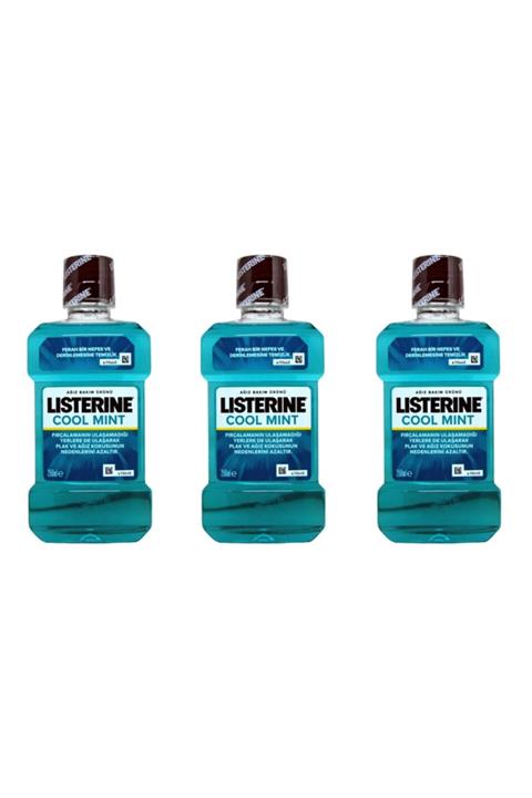 Listerine Cool Mint Naneli 250 Ml X 3 Adet