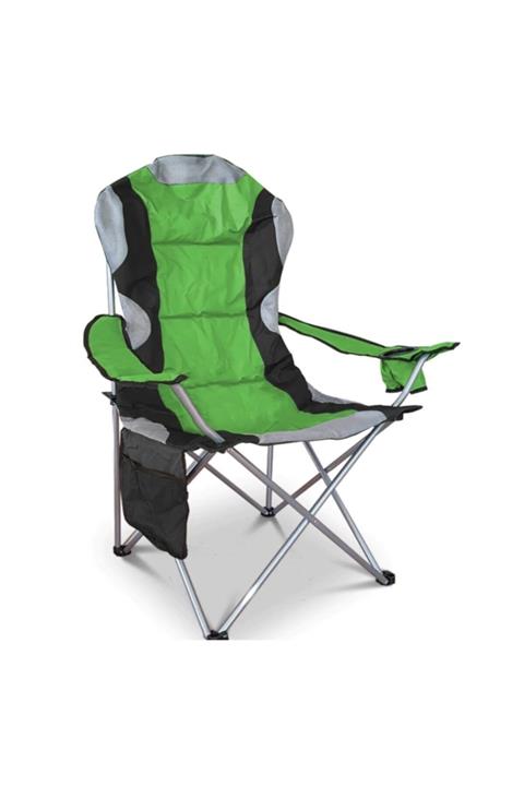 General Camp Büyük Kamp Sandalyesi Yeşil Siyah Xl