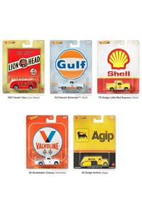 HOT WHEELS Pop Culture 2020 Vintage Oils 5'li Set 1:64