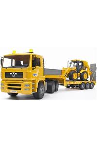 TURKUAZ Bruder Man Tır & Jcb 4cx Kepçeli Ekskavatör 02776