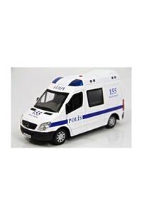 Vardem Işıklı Sesli Metal Polis Arabası Mercedes Benz Sprinter 1:32