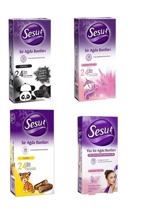 Sesu Kömürlü 24'lü + Hassas 24'lü + Klasik 24'lü + Yüz Ağda 20'li